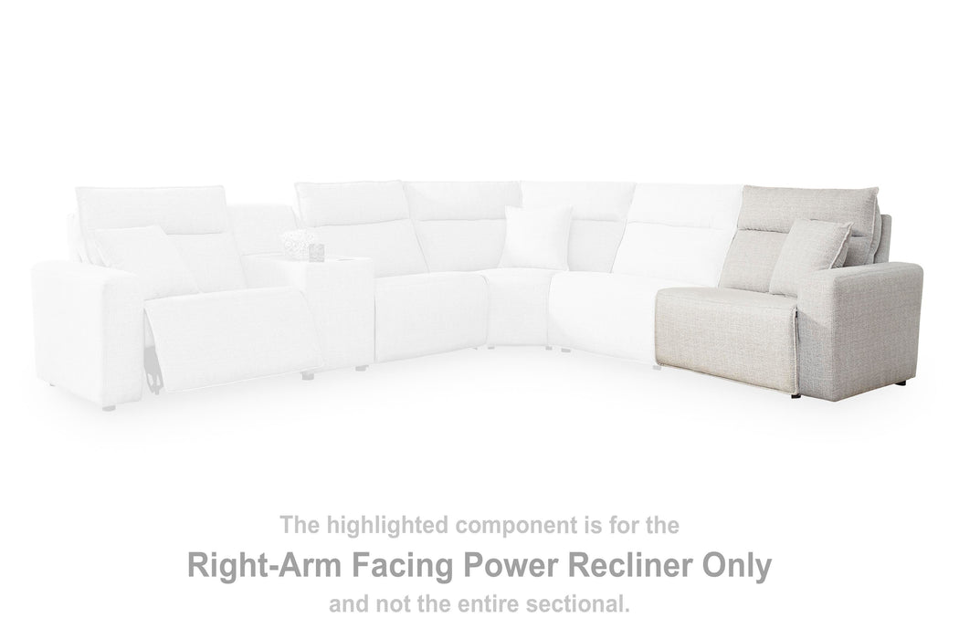 Modmax II Power Reclining Sectional with Audio Consoles - Furniture Source (IA) 