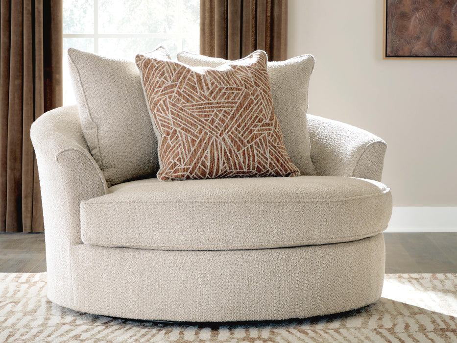 Steelwater Retreat Oversized Swivel Accent Chair - Furniture Source (IA) 