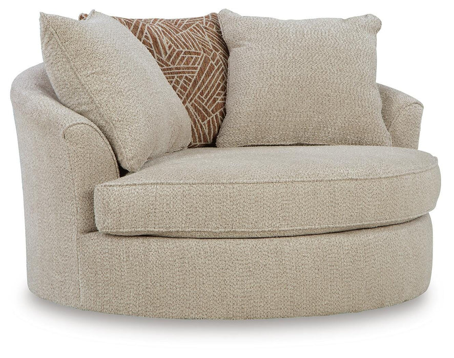 Steelwater Retreat Oversized Swivel Accent Chair - Furniture Source (IA) 