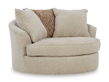 Steelwater Retreat Oversized Swivel Accent Chair - Furniture Source (IA) 