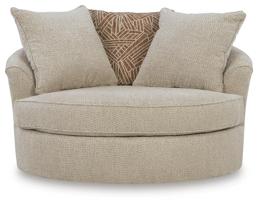 Steelwater Retreat Oversized Swivel Accent Chair - Furniture Source (IA) 