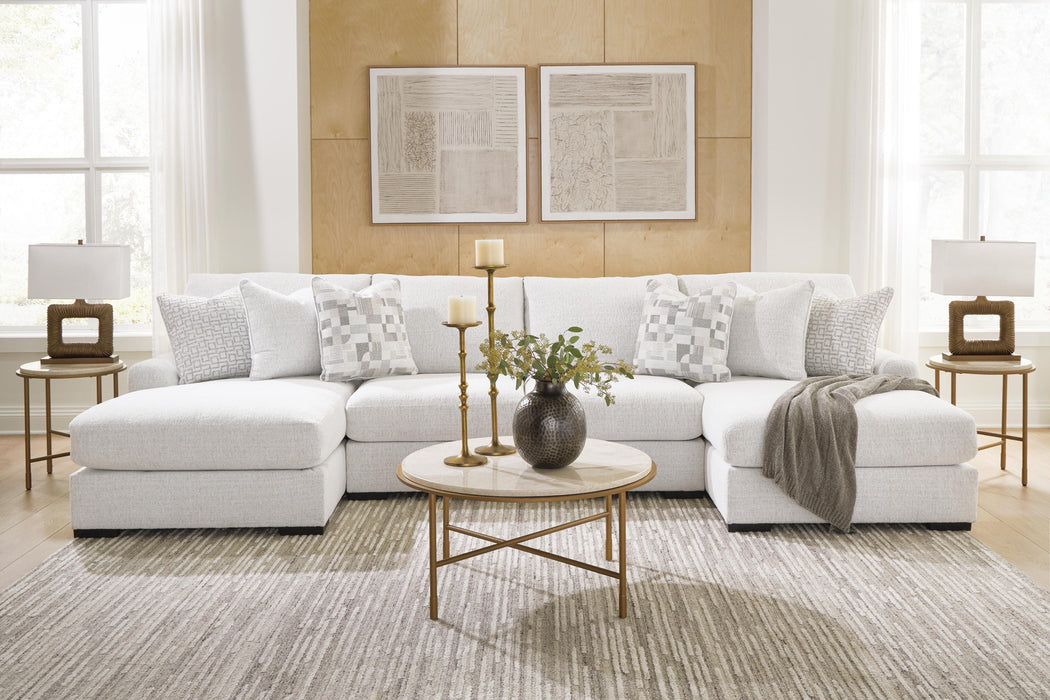 Misty-Lakes Double Chaise Sectional - Furniture Source (IA) 