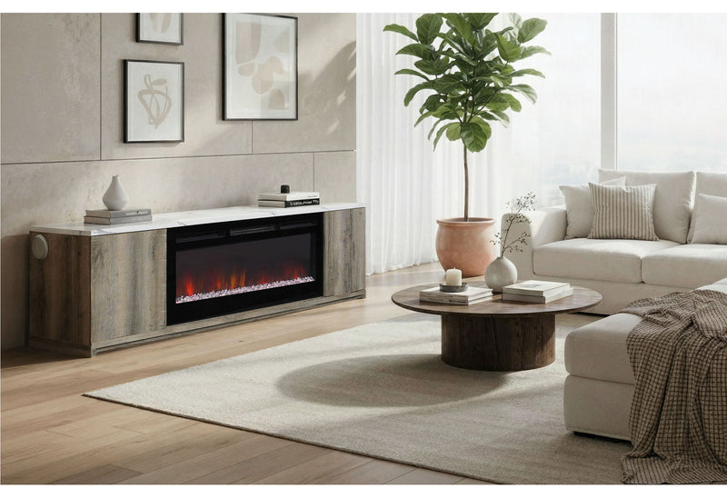Maya - 71" Entertainment Unit With Speaker - Natural