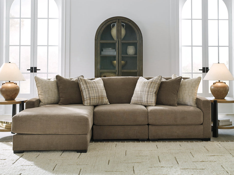 Camellia-Court Sectional with Chaise - Furniture Source (IA) 