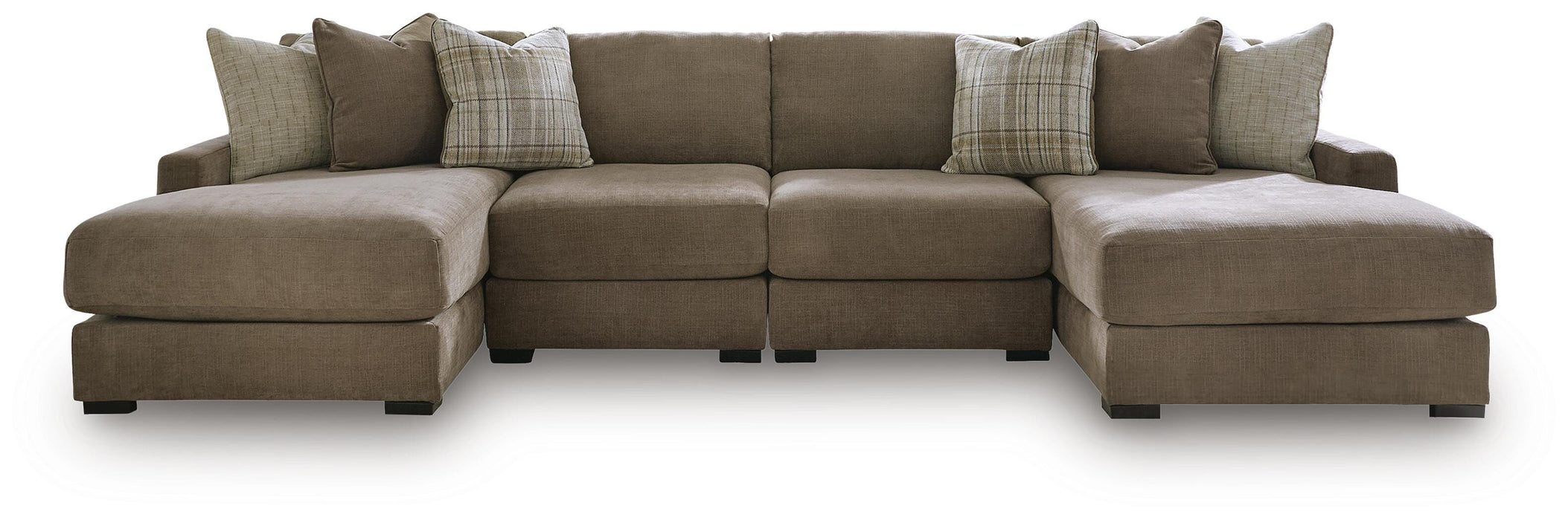 Camellia-Court Double Chaise Sectional - Furniture Source (IA) 