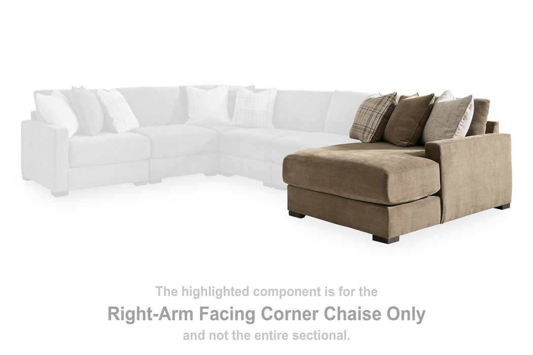 Camellia-Court Double Chaise Sectional - Furniture Source (IA) 