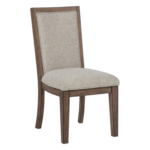Augusta - Upholstered Side Chair (Set of 2) - Rustic Brown - Furniture Source (IA) 