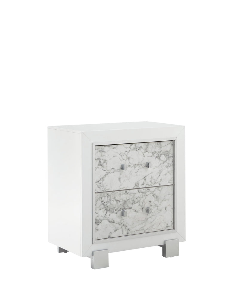 Santorini - 5 Piece Full Bedroom Set - White