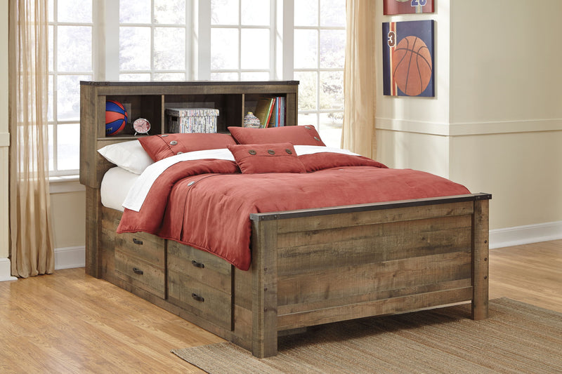 Trinell - Bookcase Bed With Storage