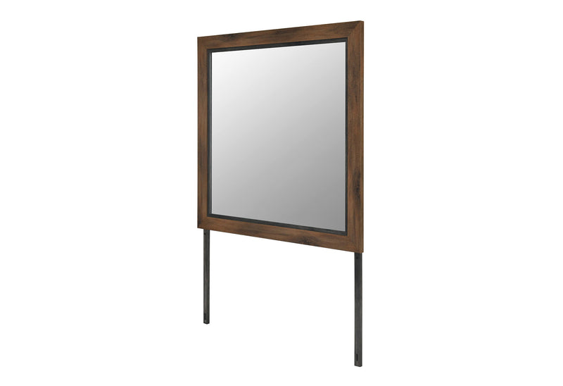 Optimus - 5 Piece Full Bedroom Set - Black / Brown