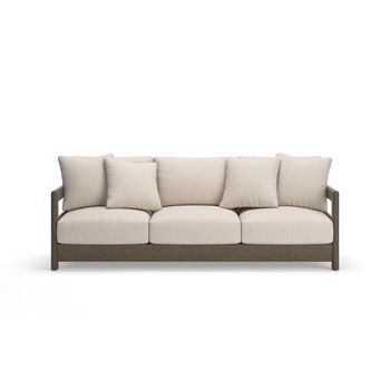 Arc Lake - Sofa With Cushion - Brown / Beige - Furniture Source (IA) 