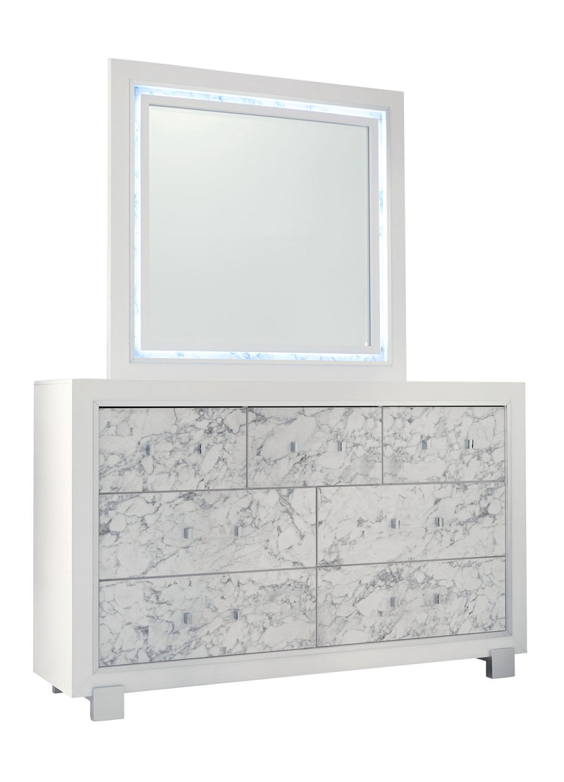 Santorini - 5 Piece Queen Bedroom Set - White
