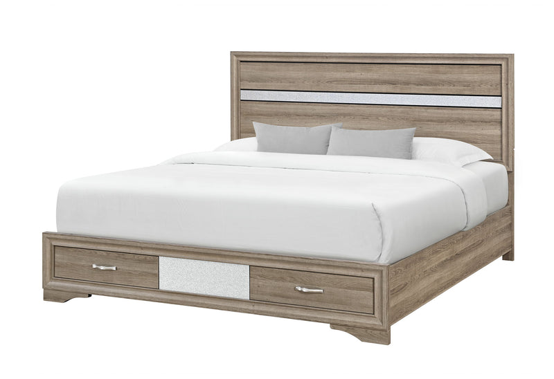 Seville - Full Bed - Brown / Natural