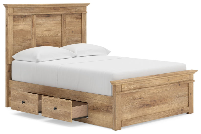 Makidern - Panel Storage Bed
