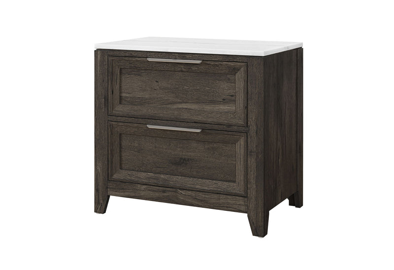 Mariah - 5 Piece Queen Bedroom Set (Bed, Dresser & Mirror, Nightstand, Chest) - Dark Brown