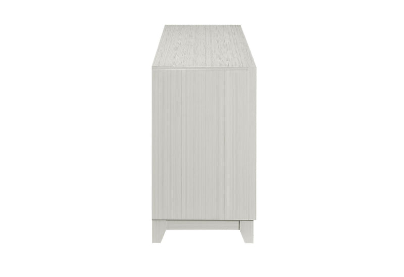 Lily - 72" Entertainment Unit With LED, Speakers, Crystal Inserts - White