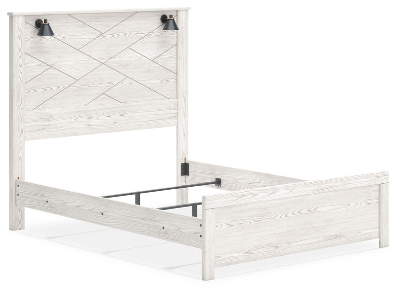 Gerridan - Panel Bedroom Set With Sconces