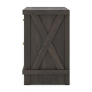 Vonitta Bay - Two Drawer Night Stand - Dark Brown - Furniture Source (IA) 