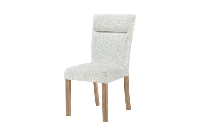 D2504 - 7 Piece Dining Room Set (Dining Table And 6 Dining Chairs) - Light Gray / White
