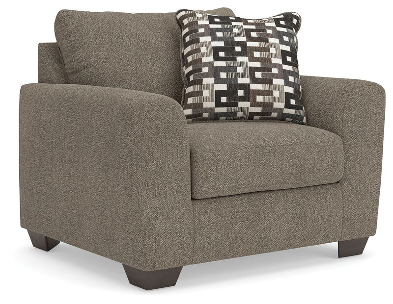 Triston-Peaks - Chair And A Half - Suede