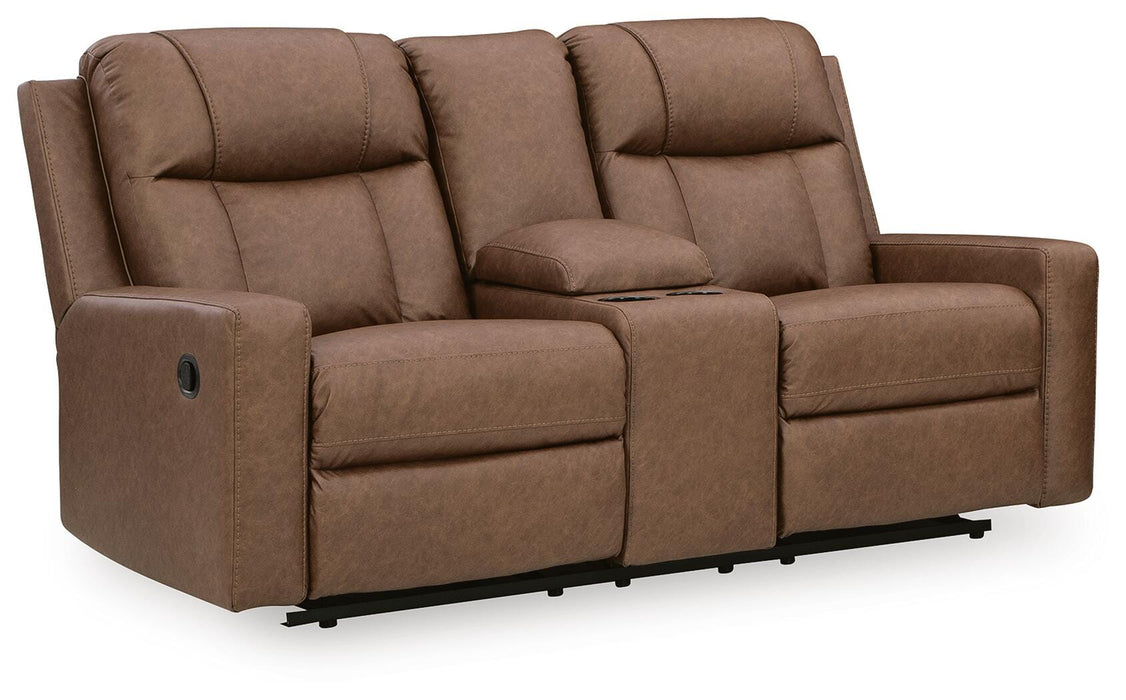 Mackmenville Reclining Loveseat with Console - Furniture Source (IA) 