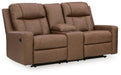 Mackmenville Reclining Loveseat with Console - Furniture Source (IA) 