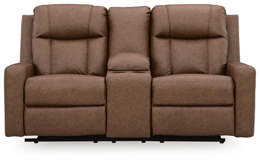 Mackmenville Reclining Loveseat with Console - Furniture Source (IA) 