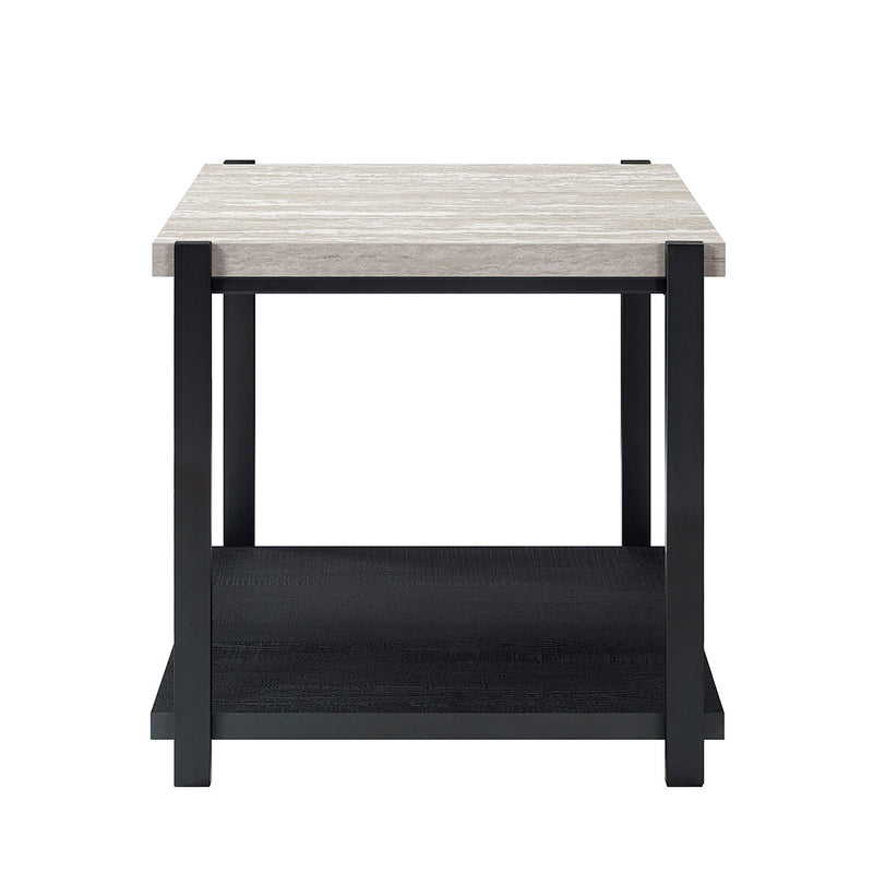 Linea - 3 Piece Occasional Set (1 Coffee & 2 End Tables) - Light Gray