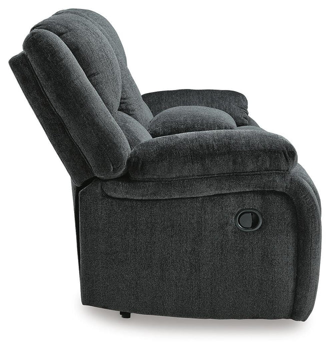 Draycoll Reclining Loveseat with Console - Furniture Source (IA) 