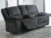 Draycoll Power Reclining Loveseat with Console - Furniture Source (IA) 