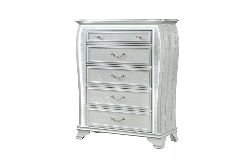 Aria - Chest With LED - Silver