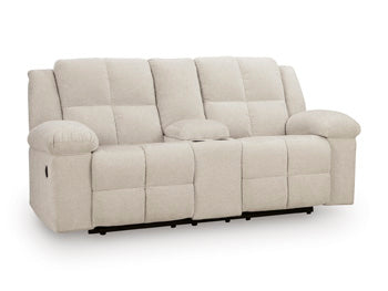 Orlen Reclining Loveseat with Console - Furniture Source (IA) 