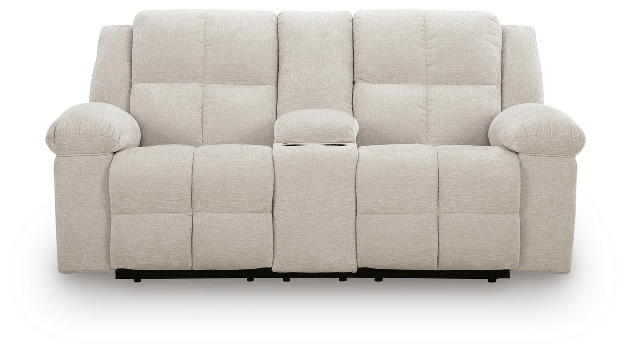 Orlen Reclining Loveseat with Console - Furniture Source (IA) 