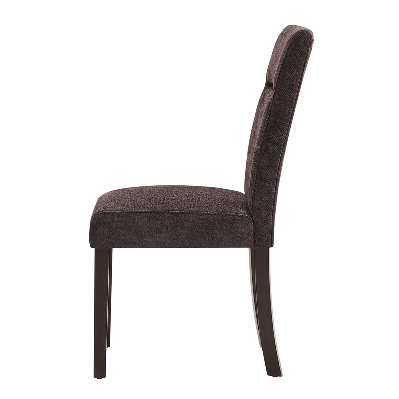D8212 - 5 Piece Dining Room Set (Dining Table With 4 Dining Chairs) - Dark Brown