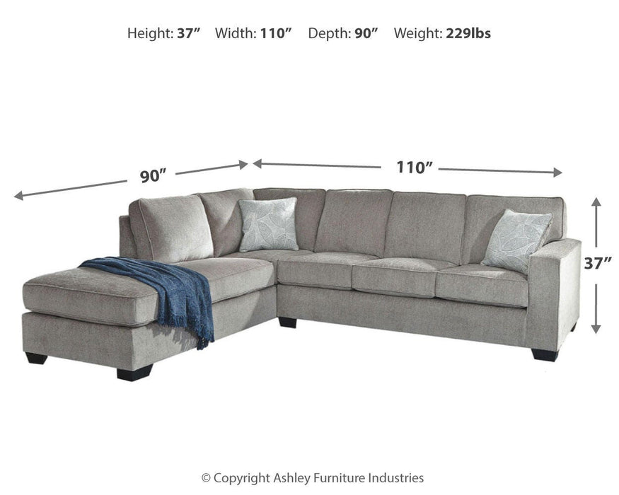 Altari Sectional with Chaise - Furniture Source (IA) 