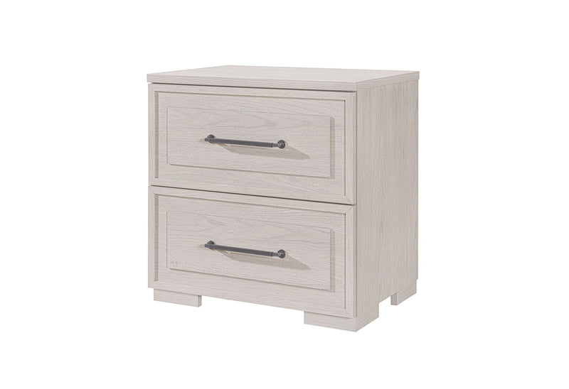 Sadie / Clara - 5 Piece King Bedroom Set (Bed, Dresser & Mirror, Nightstand, Chest) - Beige