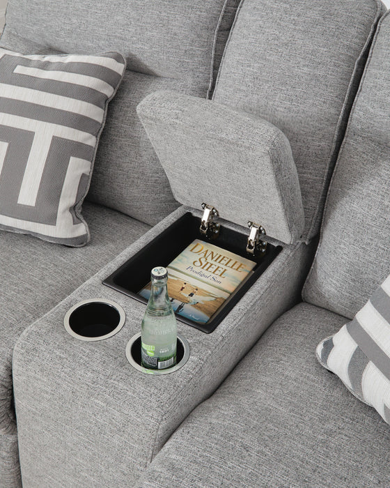 Biscoe Power Reclining Loveseat - Furniture Source (IA) 
