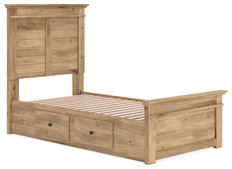 Makidern - Panel Storage Bed