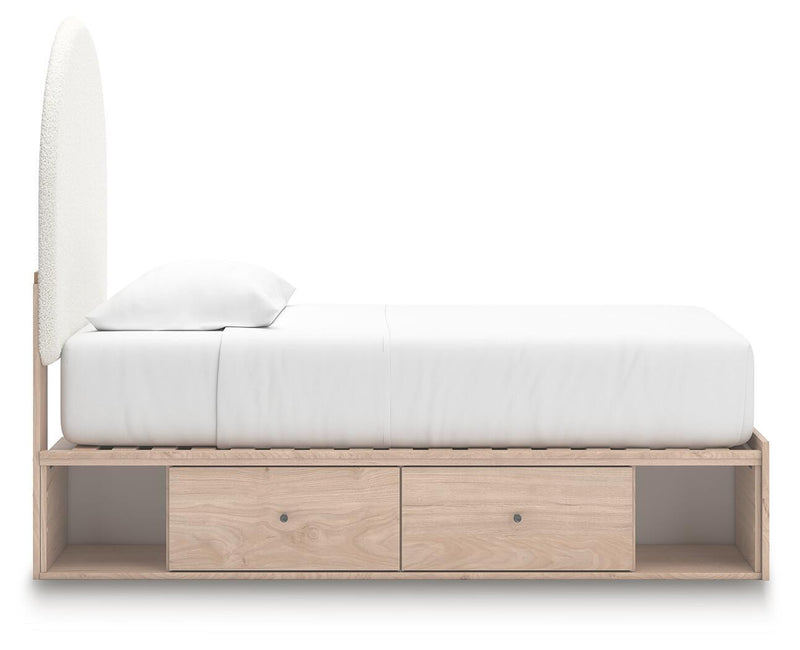 Arloster - Upholstered Panel Bed