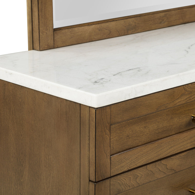Devonshire - Mirror - Cognac - Furniture Source (IA) 