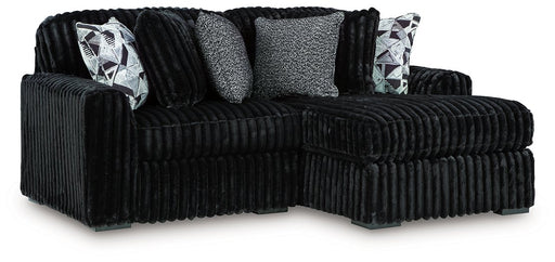 Midnight-Madness Sectional with Chaise - Furniture Source (IA) 
