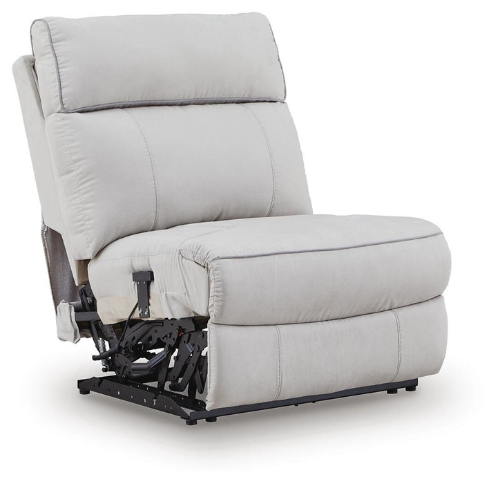 Social Pointe Reclining Sectional with Storage Consoles - Furniture Source (IA) 