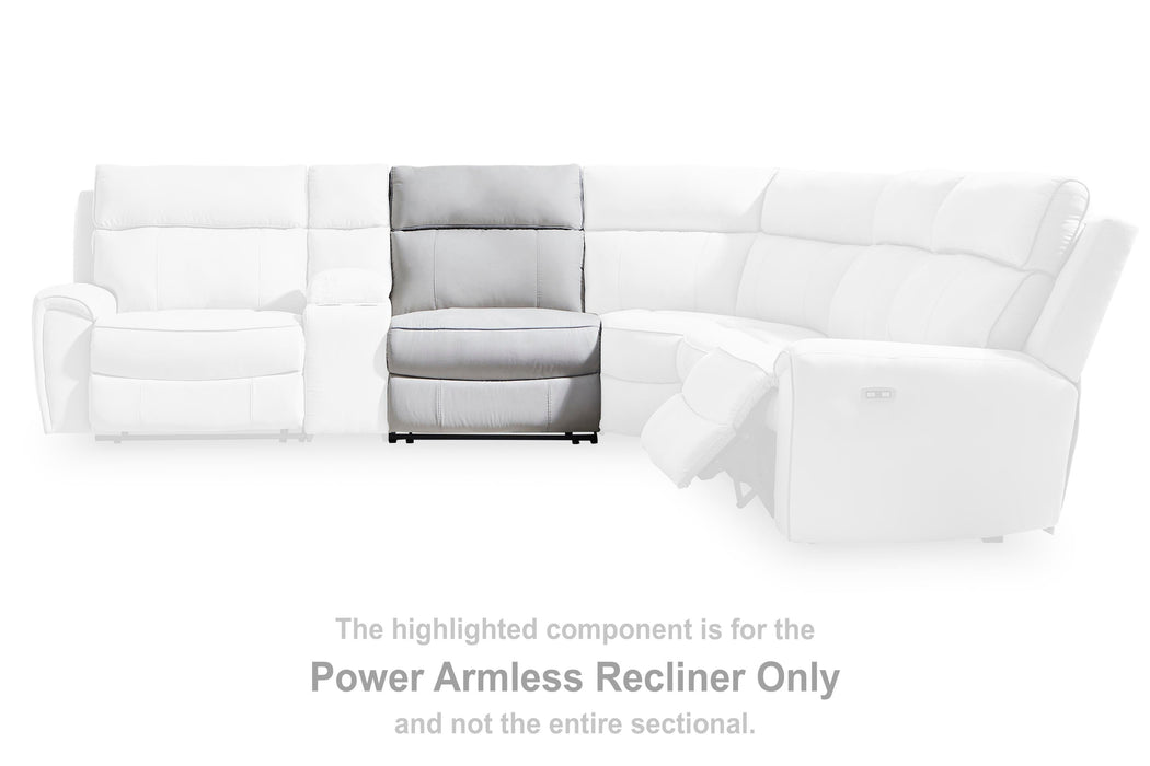 Social Pointe Reclining Sectional with Storage Consoles - Furniture Source (IA) 