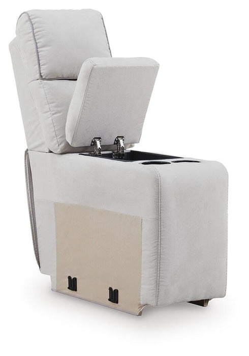 Social Pointe Reclining Sectional with Storage Consoles - Furniture Source (IA) 