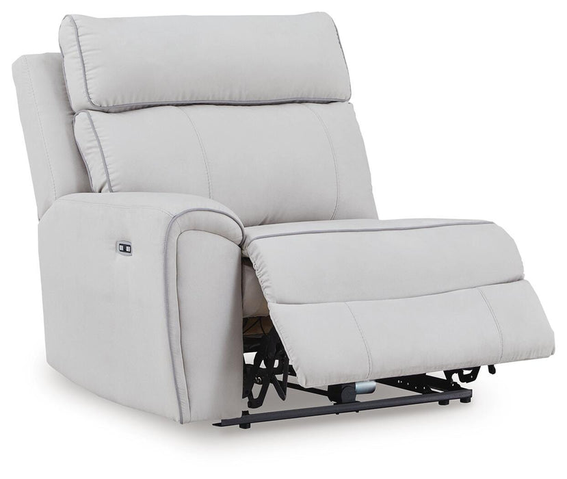 Social Pointe Reclining Sectional with Storage Consoles - Furniture Source (IA) 