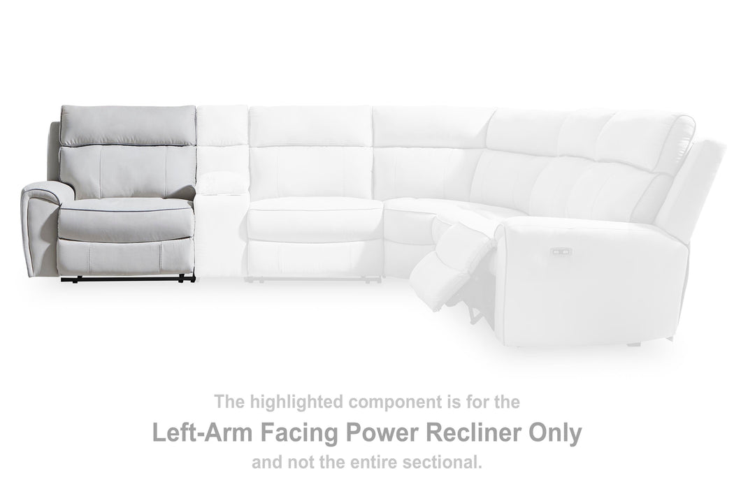 Social Pointe Reclining Sectional with Storage Consoles - Furniture Source (IA) 