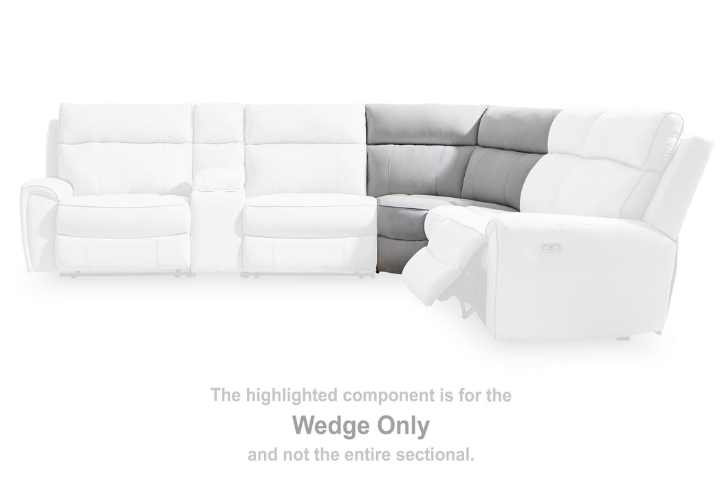Social Pointe Reclining Sectional with Storage Consoles - Furniture Source (IA) 
