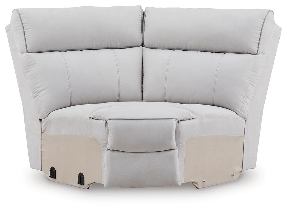 Social Pointe Reclining Sectional with Storage Consoles - Furniture Source (IA) 