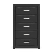 Stabotta - Five Drawer Chest - Black - Furniture Source (IA) 