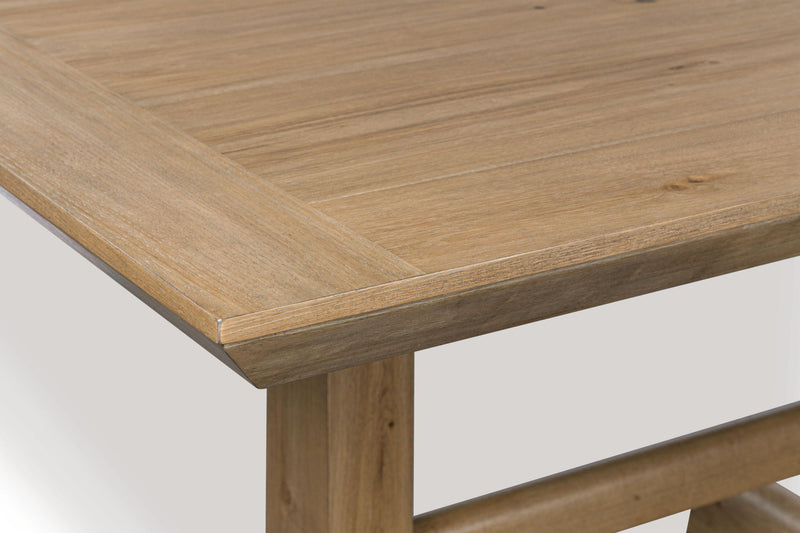 Ridgester - Rectangular Dining Room Counter Table - Light Brown